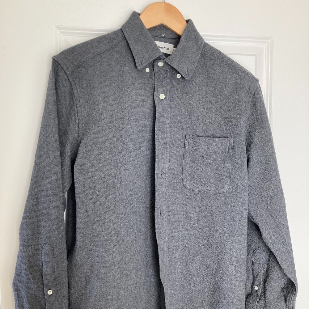 Taylor Stitch Button Down - Charcoal Double Wash - Size M (40)